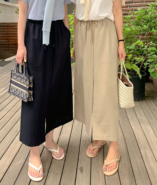 플레인 Banding Skirt