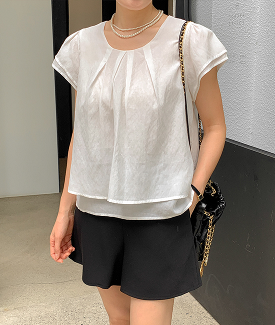 소르베 Linen Blouse