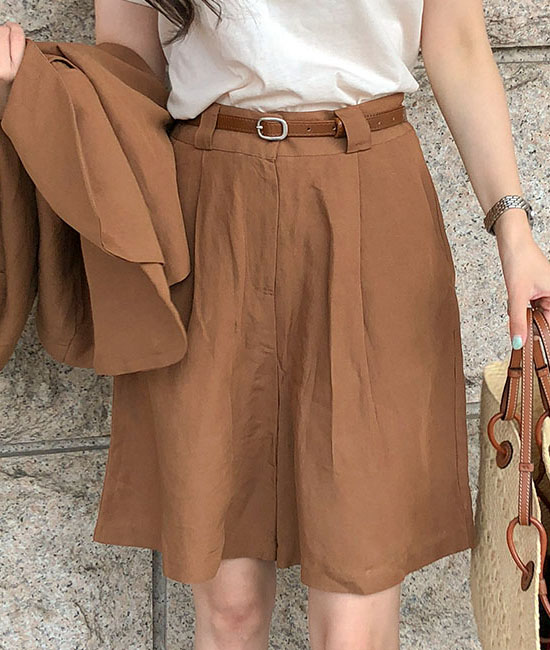 Linen 버뮤다 Pants