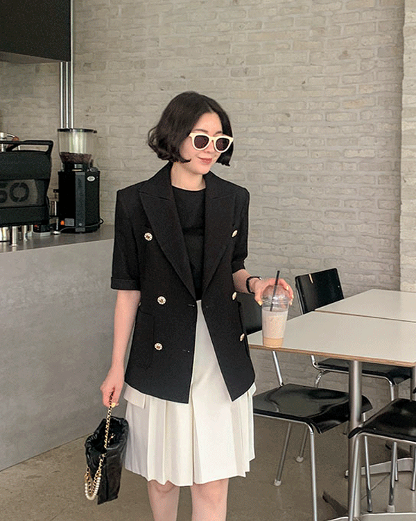 메종 double Short-sleeve Jacket