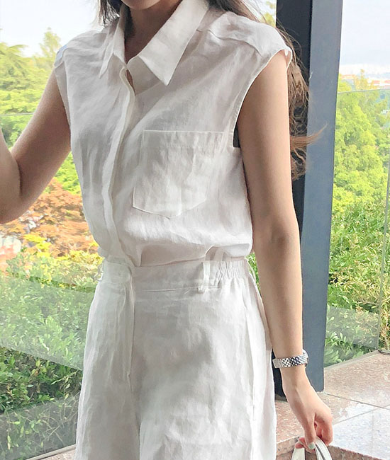 모노 Linen Shirt