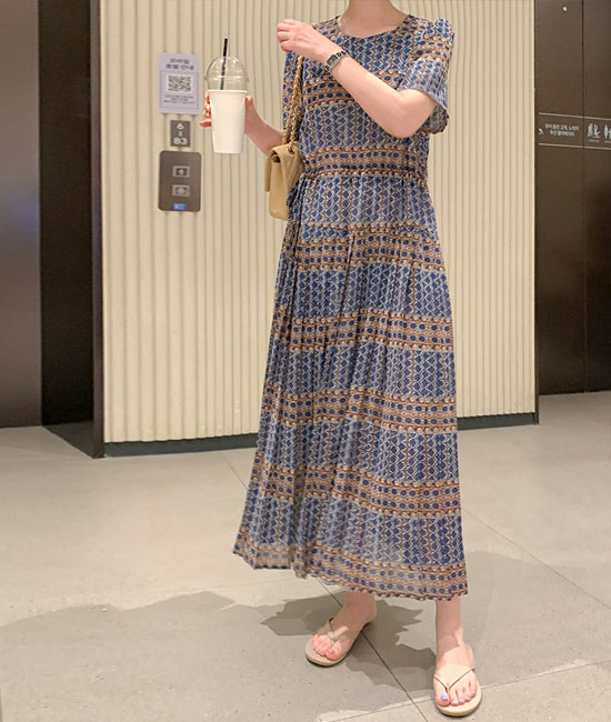에스닉 Pleats One Piece