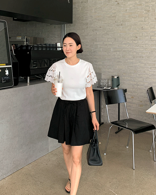 Linen 치마바지