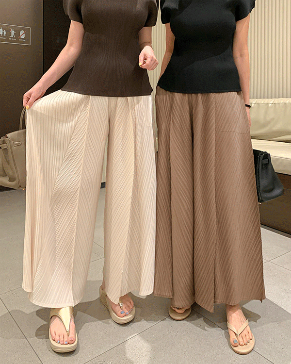아벨 Pleats Pants