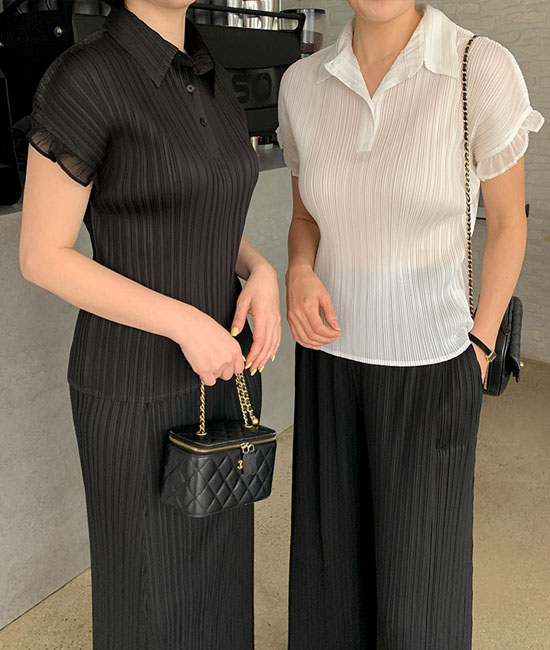 Freel Kara Pleats Blouse