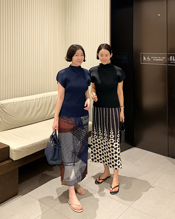 아트 Pleats Skirt