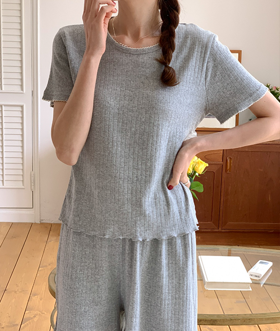 Slow Cotton Pajama Set