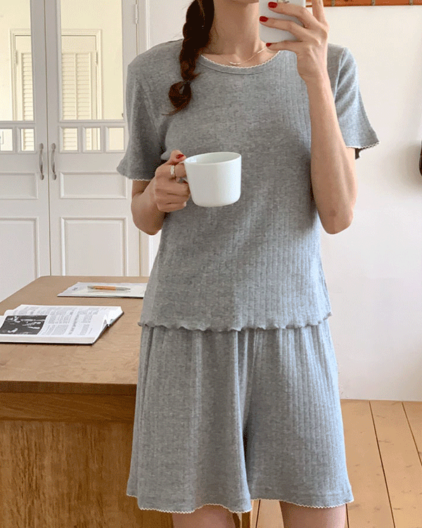 Slow Cotton Pajama Set