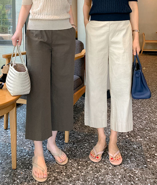 굿스판 Straight 8부 Pants