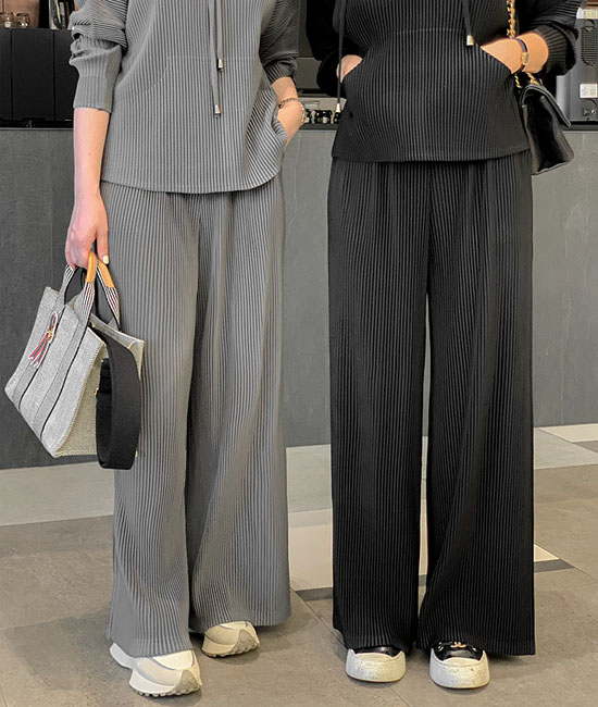 리엘 Pleats Pants