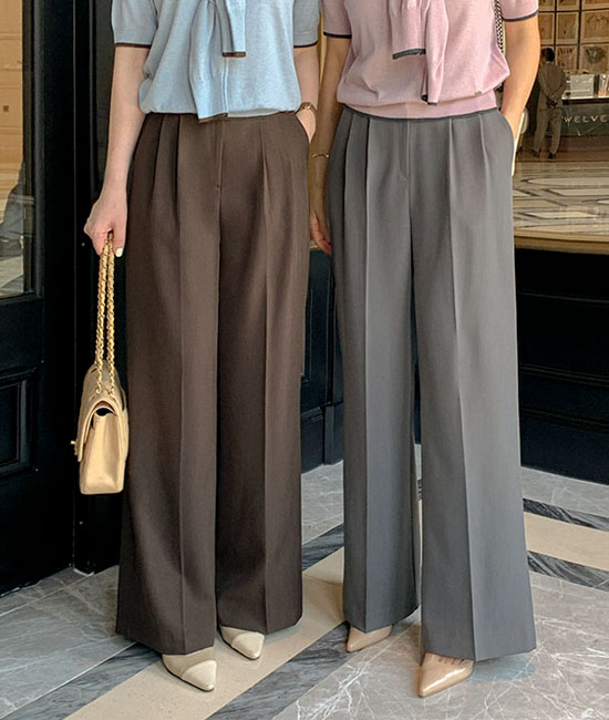 코코 핀턱 Slacks