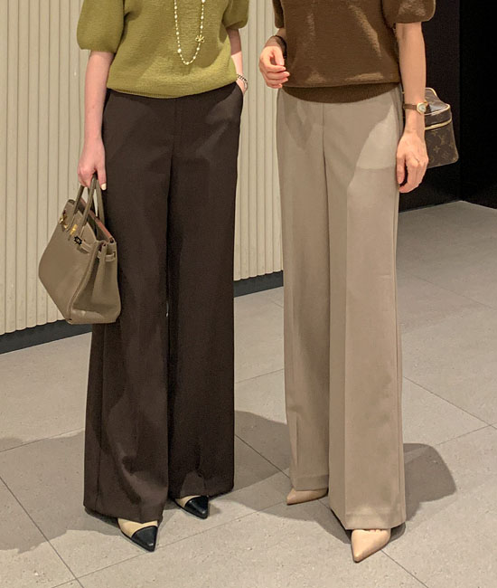 코코 Basic Straight Slacks