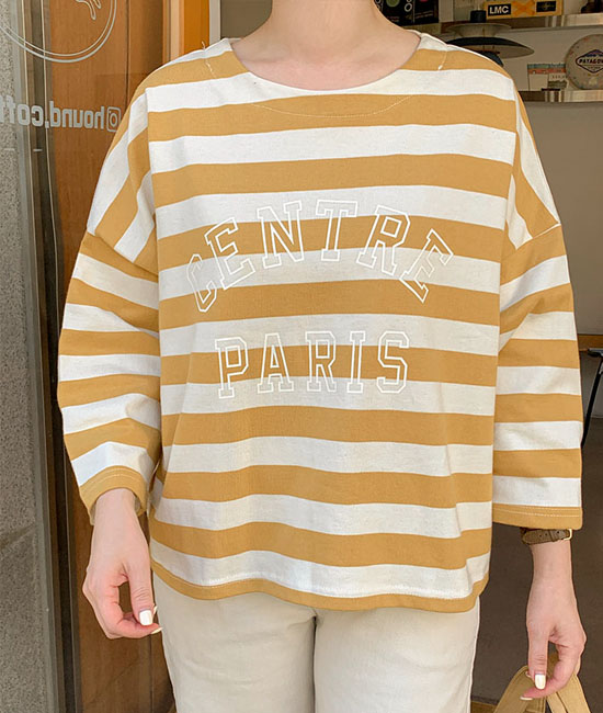 앤코 Stripe tee