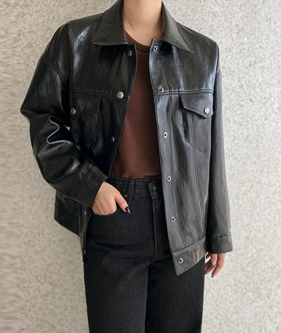 몬트 레더 Jacket