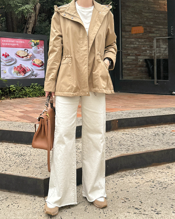 컷팅 Cotton span Boot cut Pants-Autumnver.