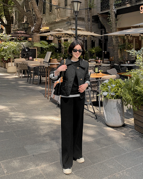 까르 quilting Jacket-Shortver.