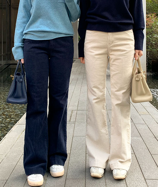 에브리 코듀로이 napping Boot cut Pants