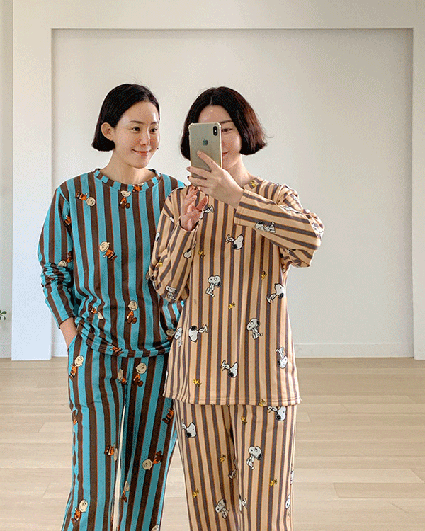 스누피 napping Pajamas