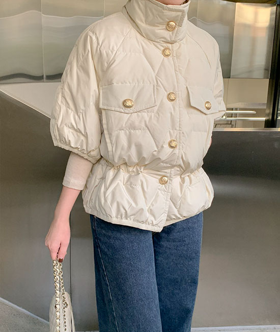 덕다운 quilting Jacket