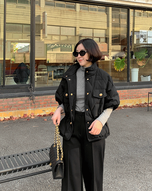 덕다운 quilting Jacket