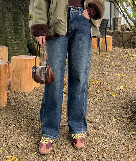 배기핏 napping 데님팬츠