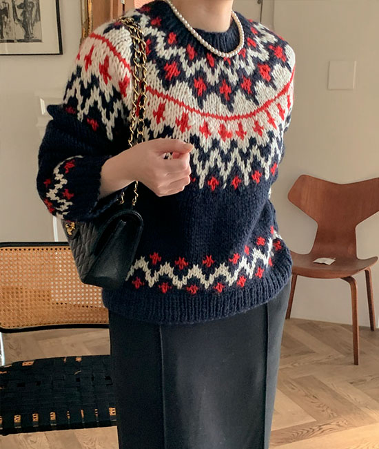 핸드메이드 Nordic Knit