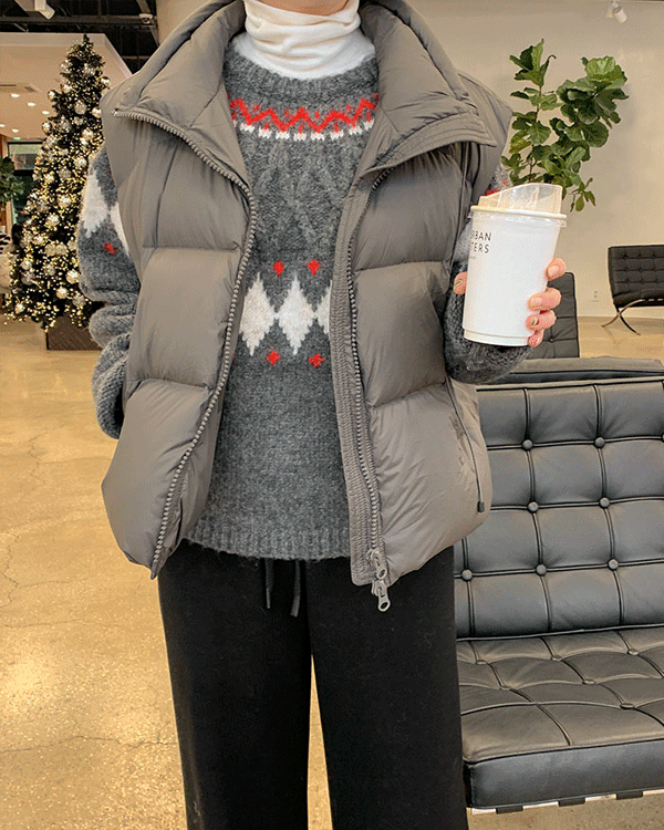 메이 덕다운 Padding Vest