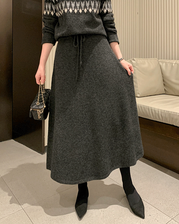로아 Knit Skirt