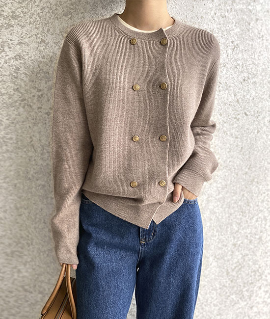 14번 더블단추 Cardigan