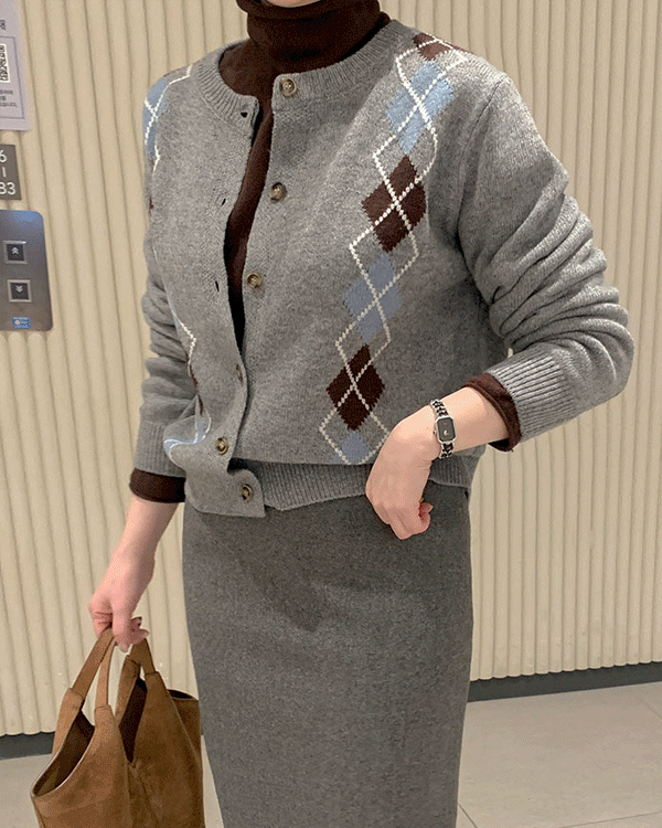 아가일 Wool Cardigan