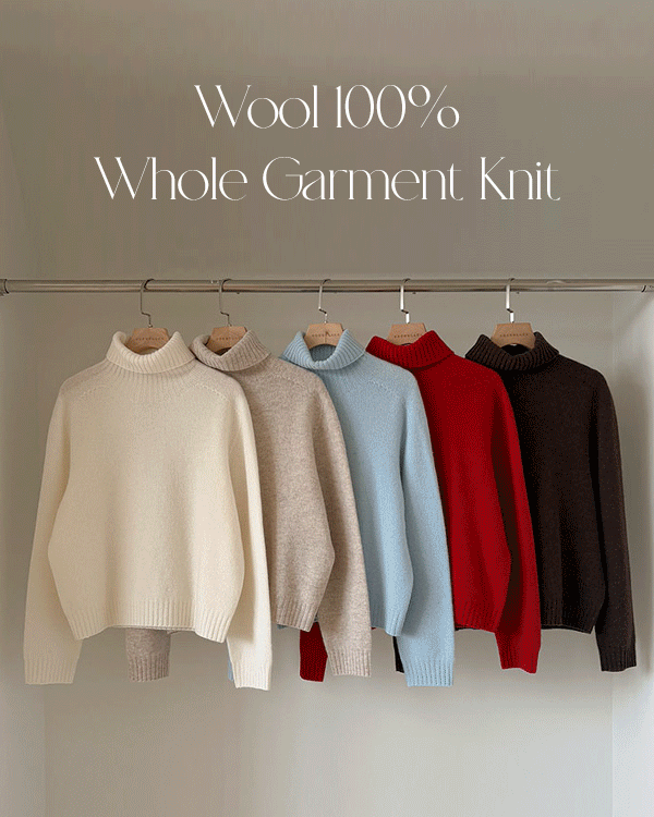 Wool100 홀가먼트 Paula Knit