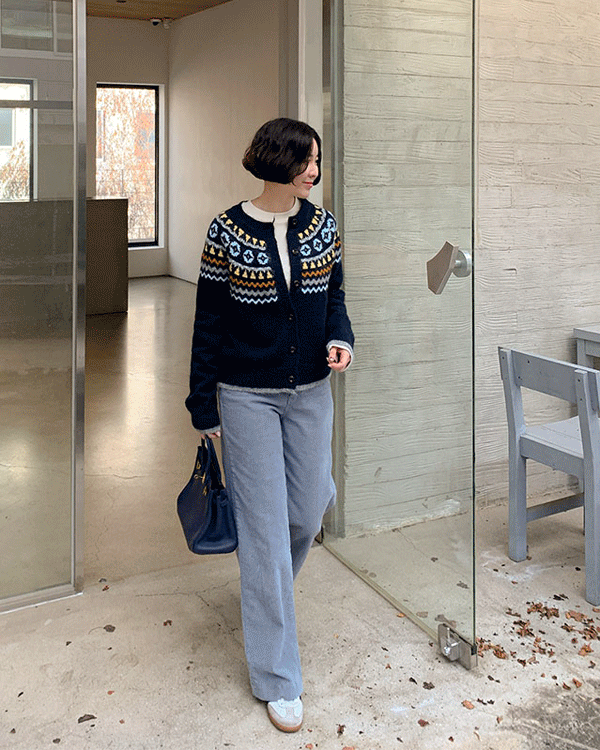 베니 Nordic Cardigan