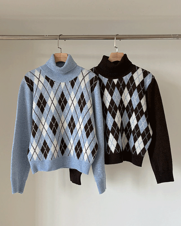 빈스 아가일 Paula Knit