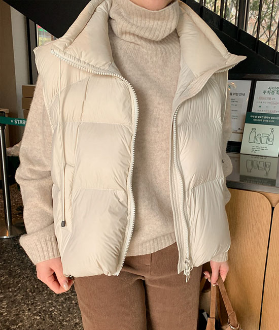 메이 덕다운 Padding Vest