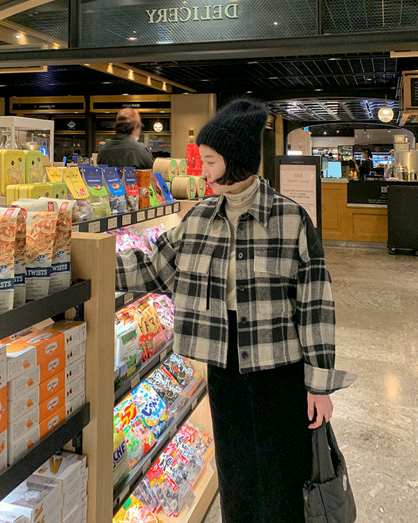 Check quilting Jacket