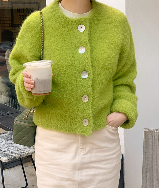 보송 Wool Cardigan