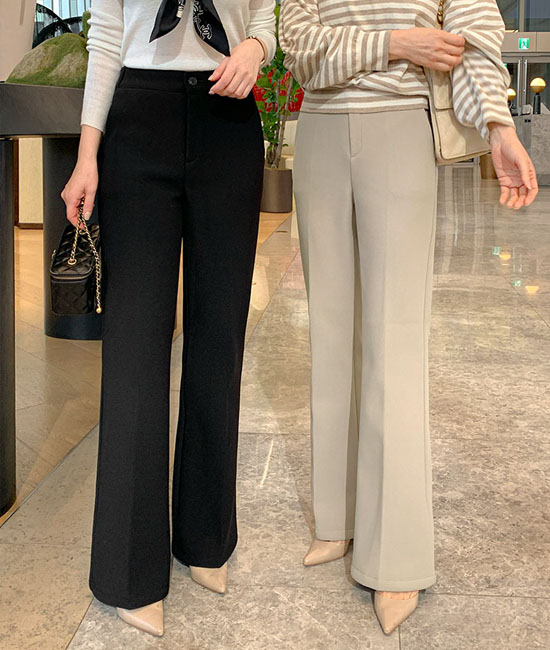 완벽보정 Boot cut Slacks