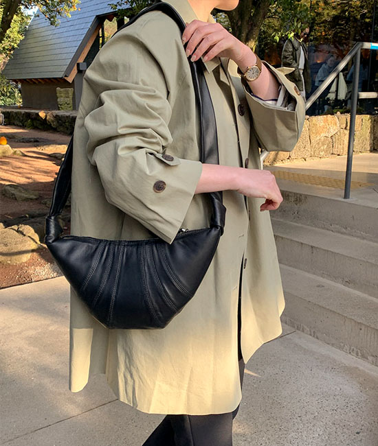 리얼 Sheepskin 크로와상백