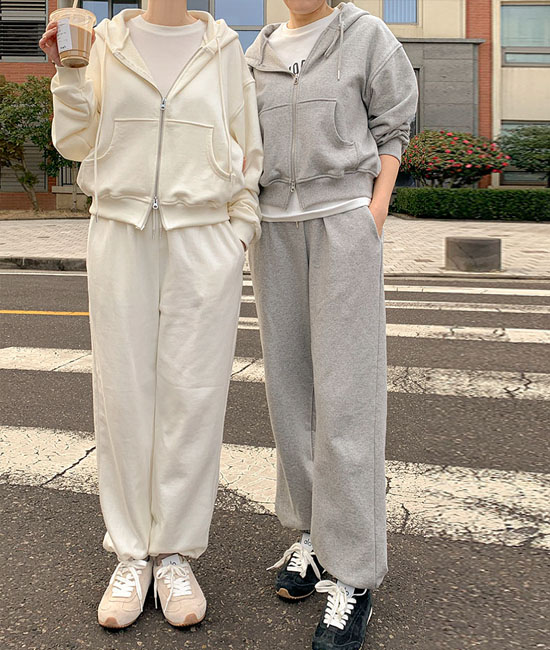 에이블 Hood Zip up Set