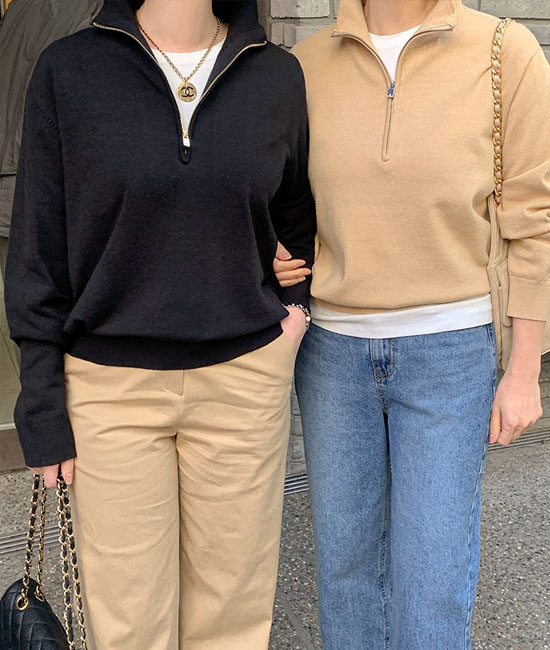 Hepburn Knit 반집업