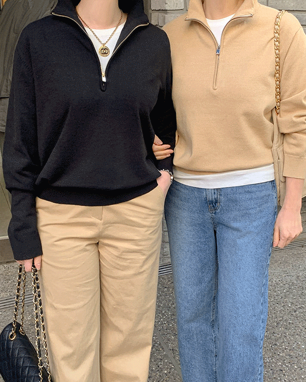 Hepburn Knit 반집업