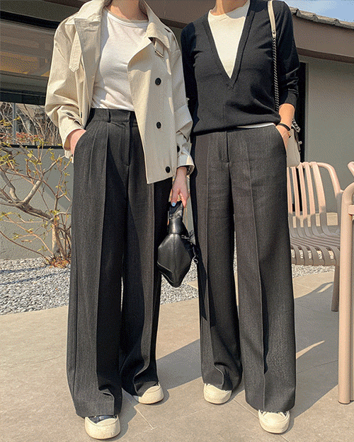 코코 찰랑 Denim Slacks-Straightver.