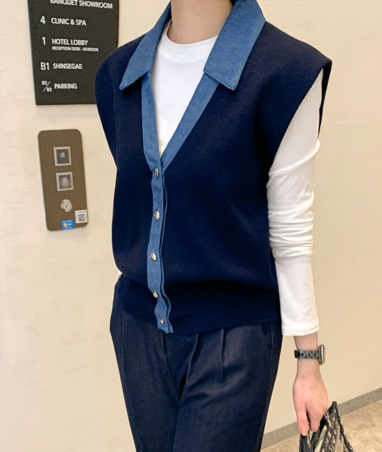 타미 Knit Vest