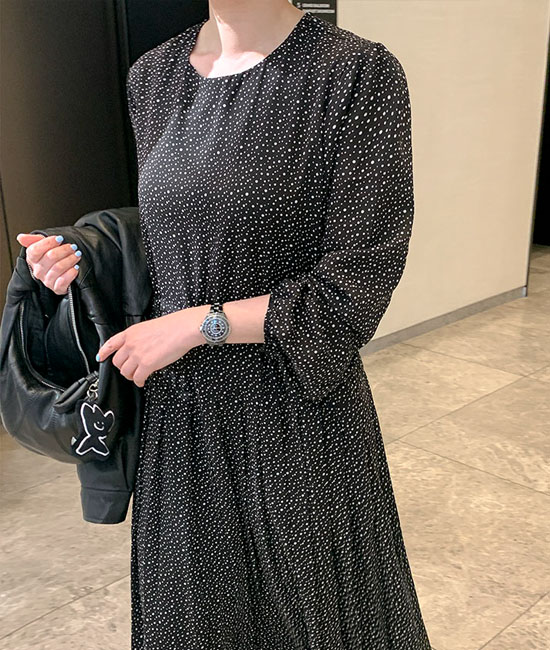 Dot Pleats One Piece