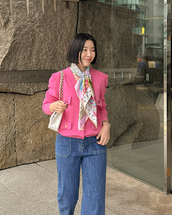 Maren Gold Button Cardigan