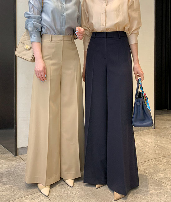 르마인-찰랑 와이드 Slacks Springver.