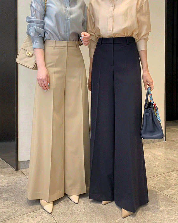 르마인-찰랑 와이드 Slacks Springver.