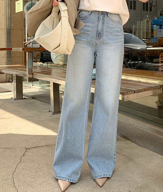 어라운드 Light blue Denim Pants