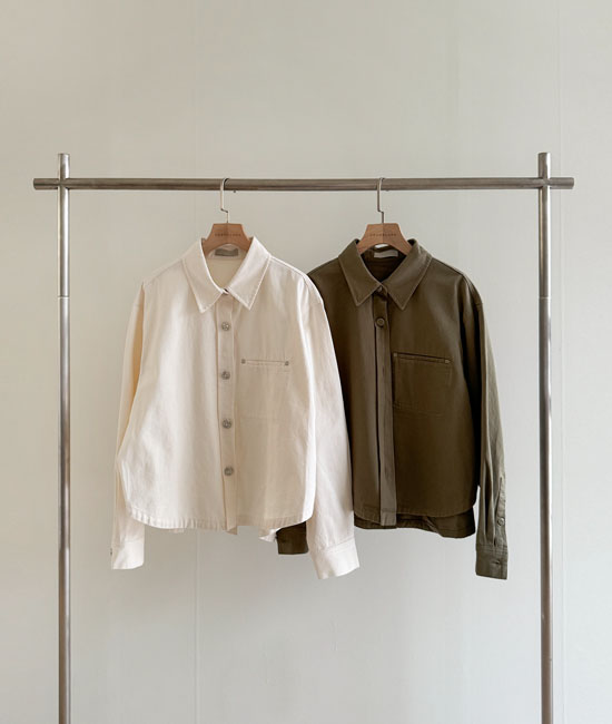코튼 Shirt Jacket