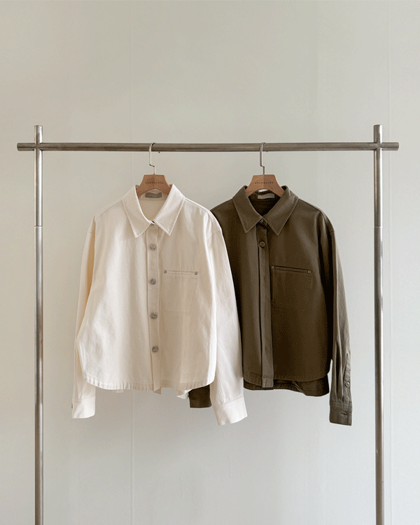 코튼 Shirt Jacket
